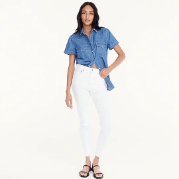 Jcrew 10" high-rise toothpick jean in white
Item AJ478 - Picture 1 of 14